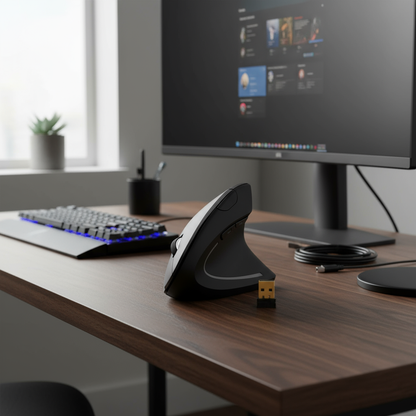 Ergonomic Wireless Vertical Mouse