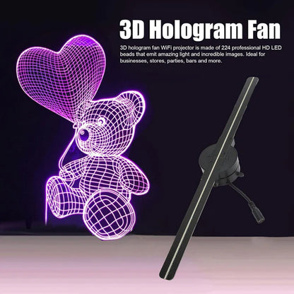 3D Holographic Advertising Machine Fan