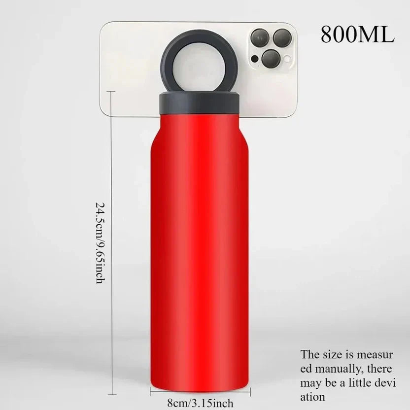 Water Bottle with Magnetic Tripod